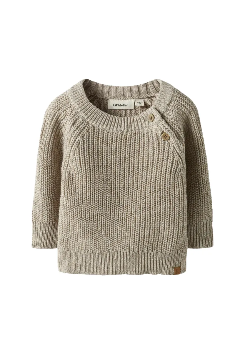 BIO - Strickpullover - oxford tan