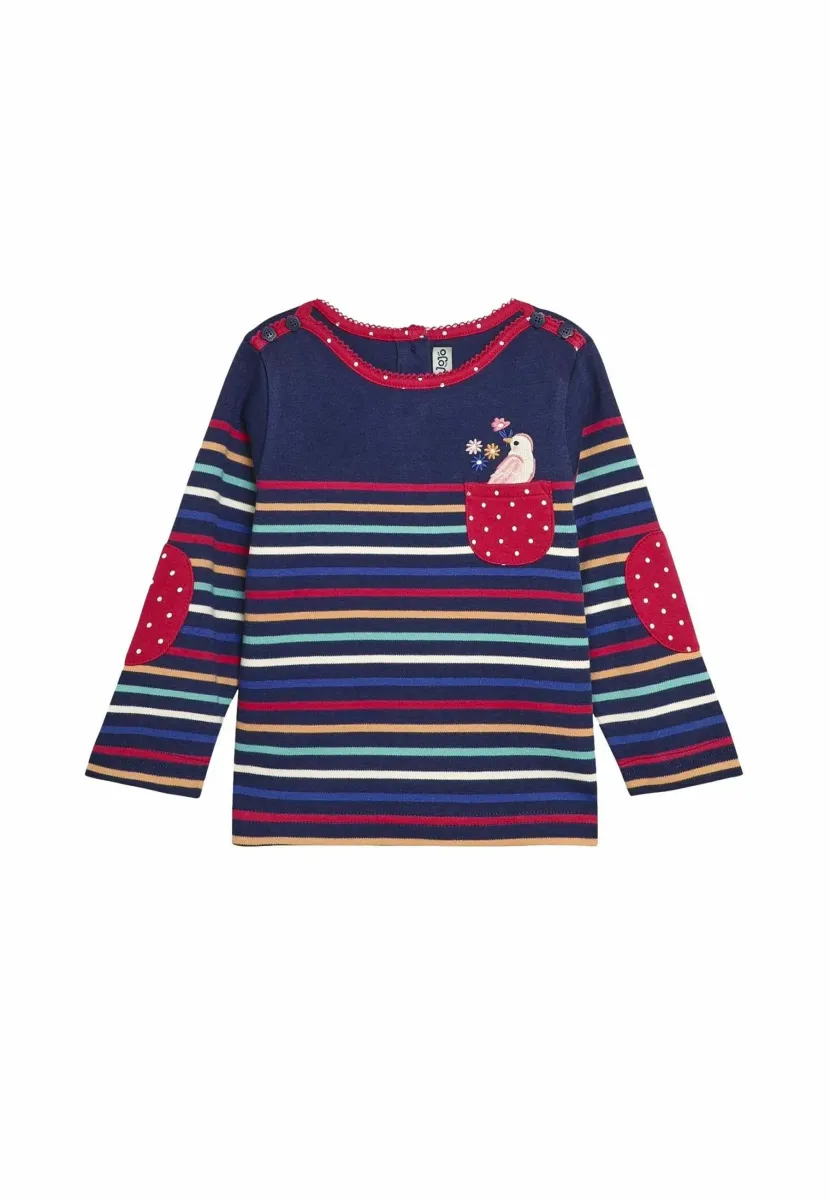 BIRD POCKET BRETON REGULAR FIT - Langarmshirt - navy