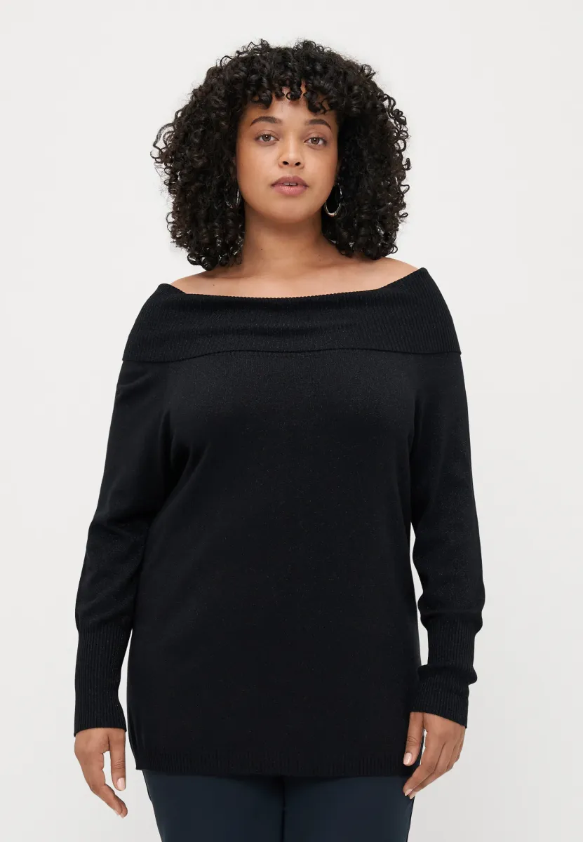 BIRD - Strickpullover - nero