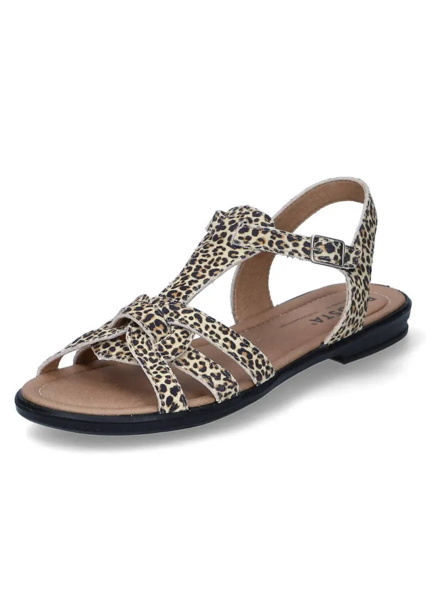 BIRTE - Riemensandalette - beige kombi