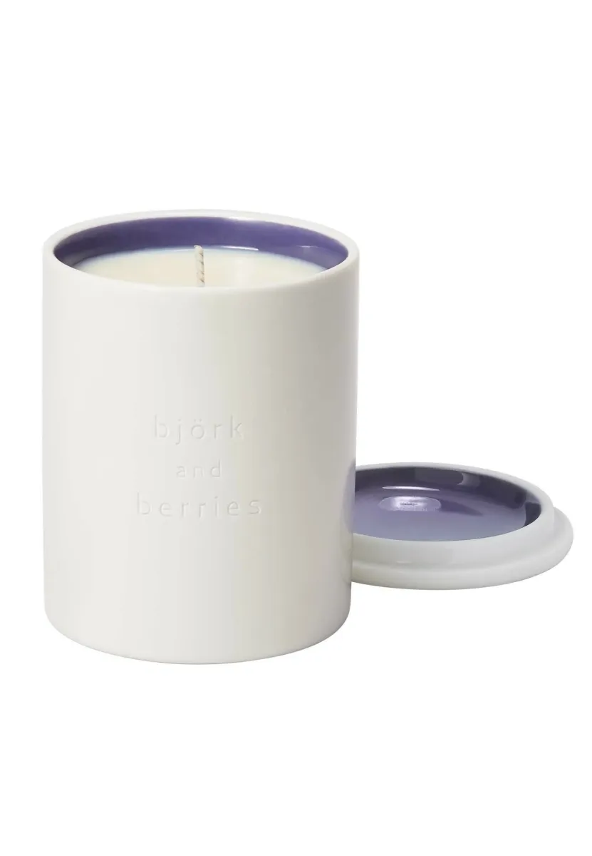 BJÖRK & BERRIES KERZEN MÅNE SCENTED CANDLE - Duftkerze - transparent
