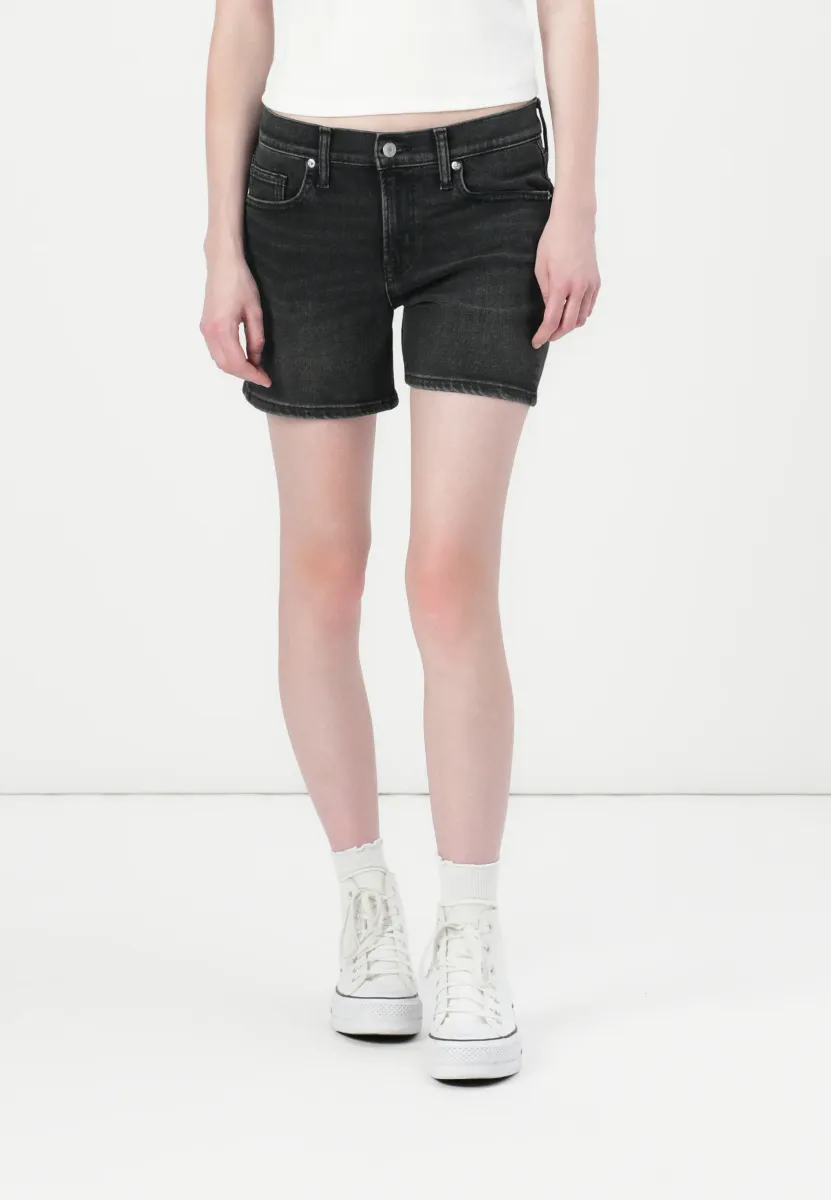 BLACK ARCADIA - Jeans Shorts - washed black