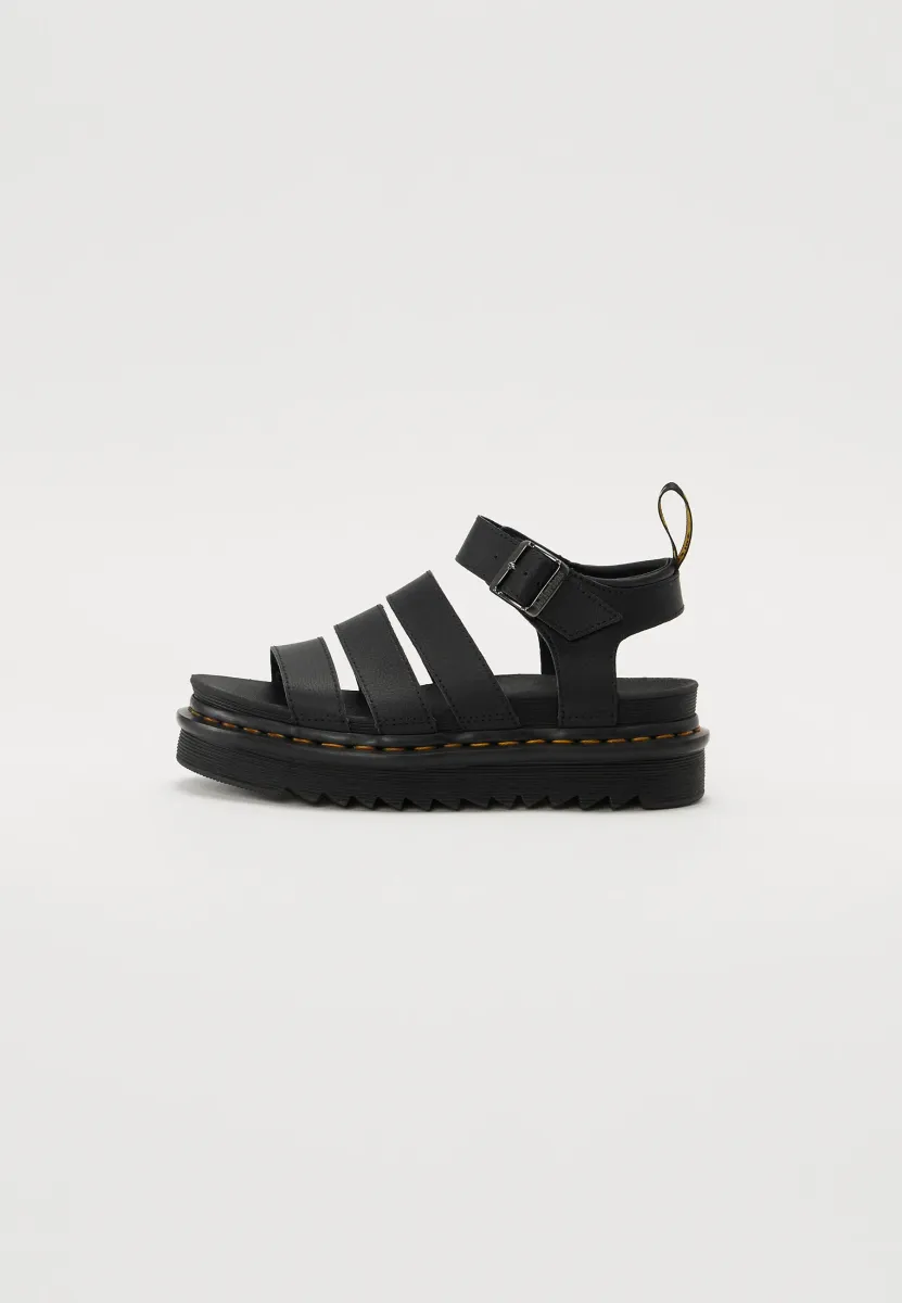 BLAIRE - Plateausandalette - black athena
