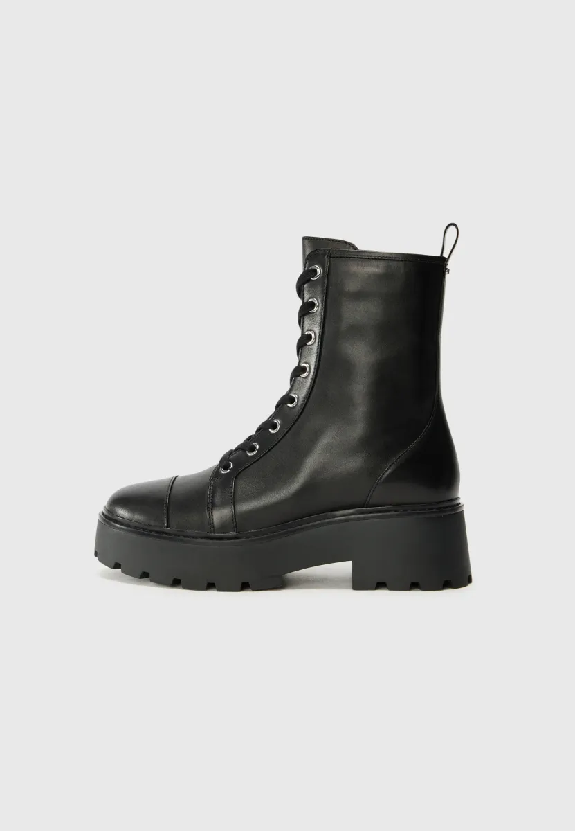 BLAKE - Schnürstiefelette - black