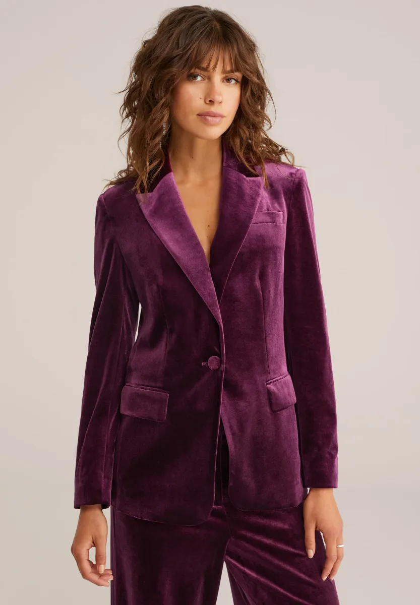 Blazer - aubergine