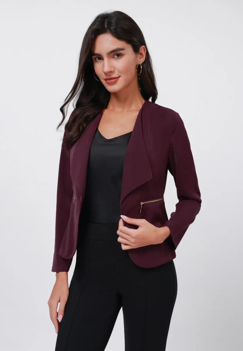 Blazer - burgandy