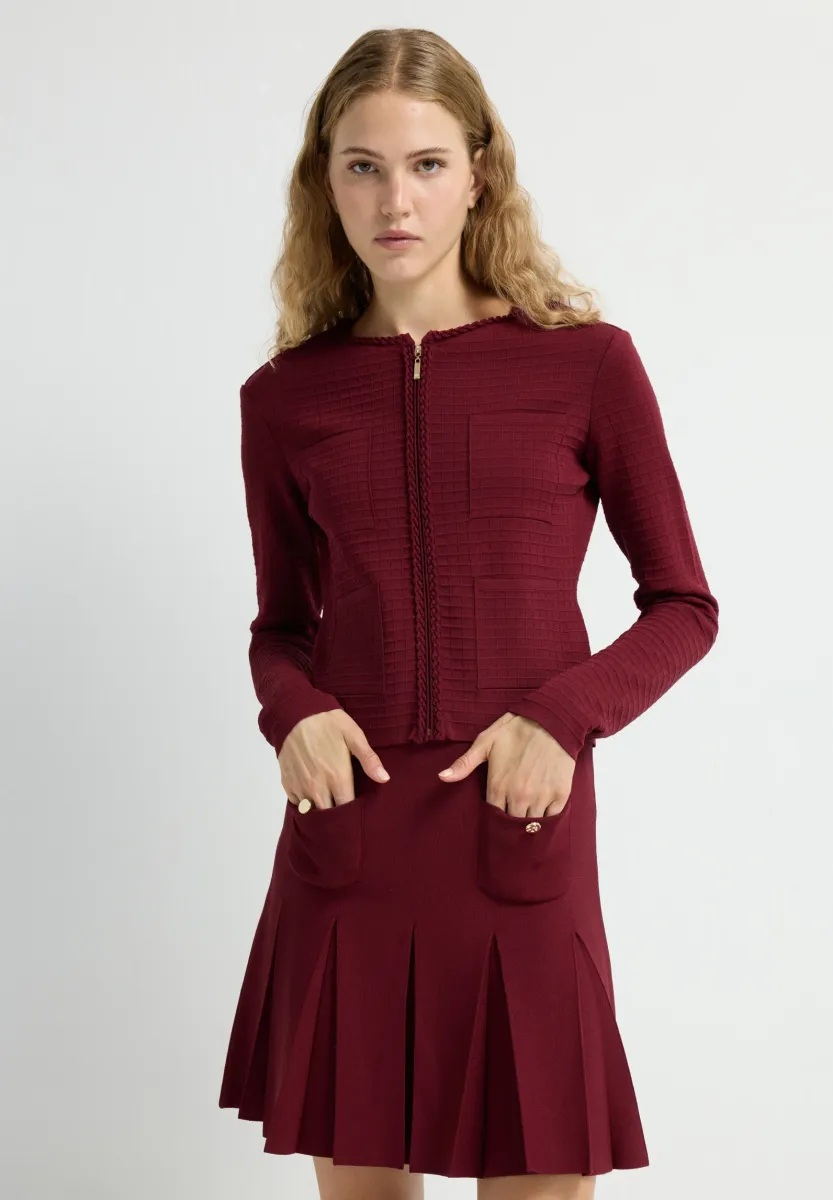 Blazer - claret red