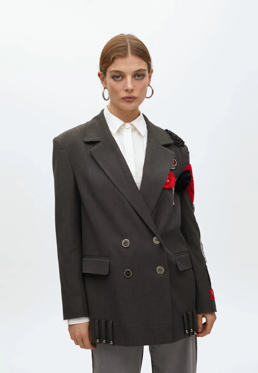 Blazer - dark grey