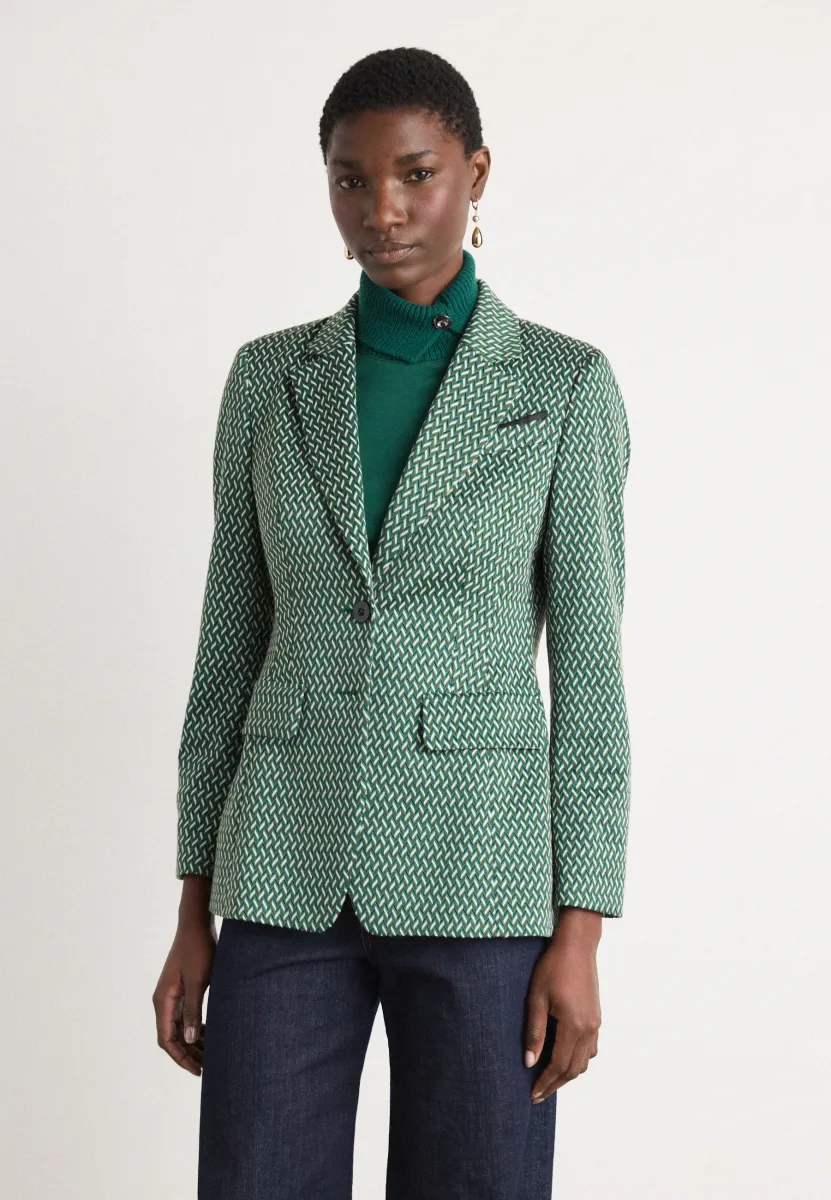 Blazer - dark jade green