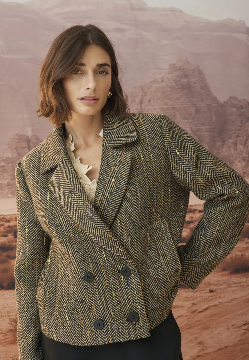 Blazer - dune/black mix