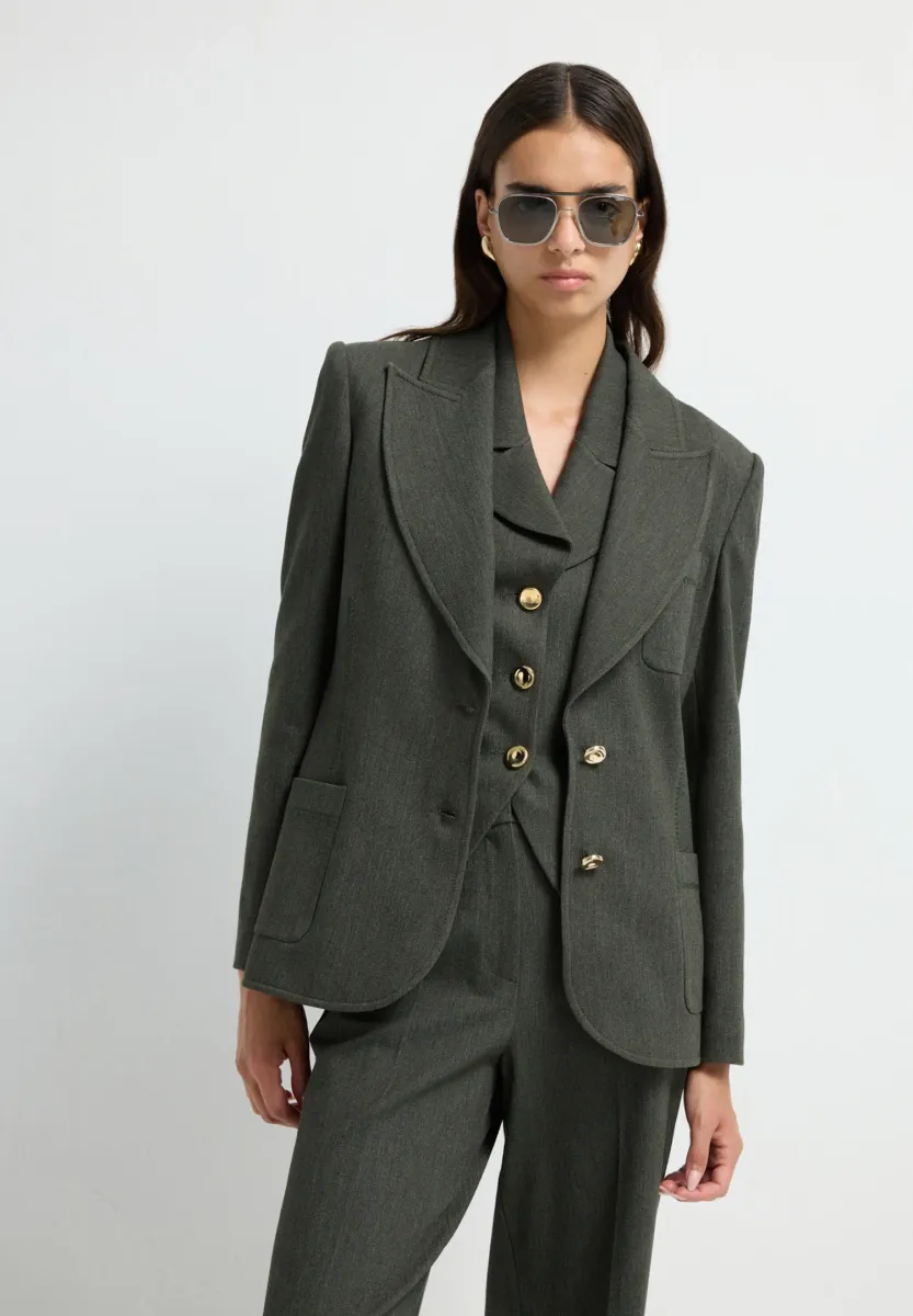 Blazer - khaki