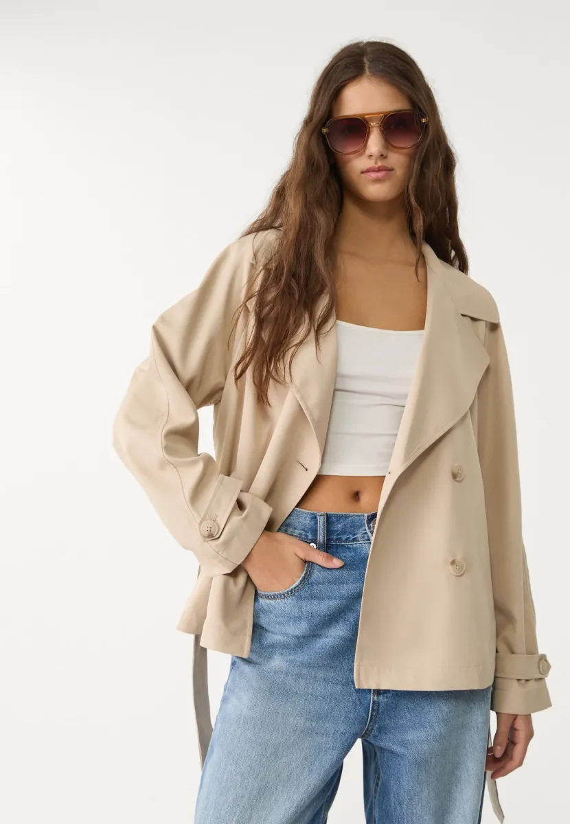 Blazer - mottled beige