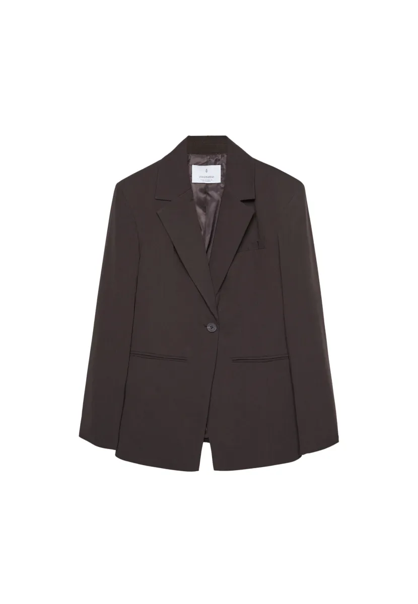 Blazer - mottled brown