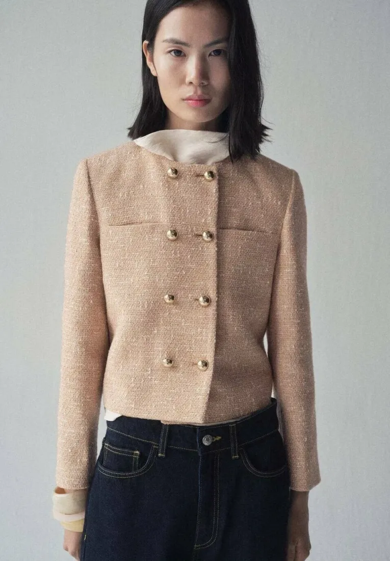 Blazer - mottled light brown