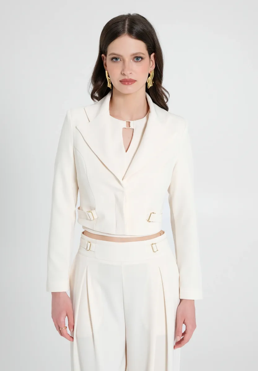 Blazer - white plain