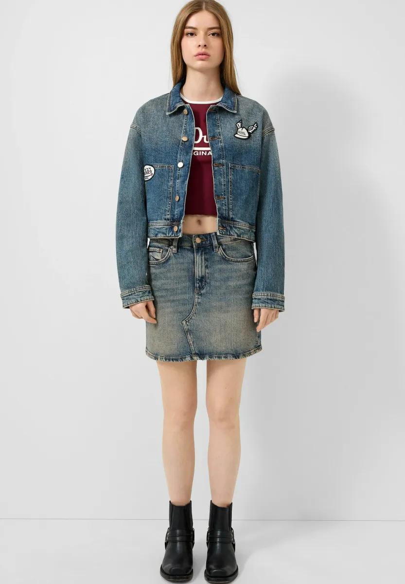 Bleistiftrock - blau