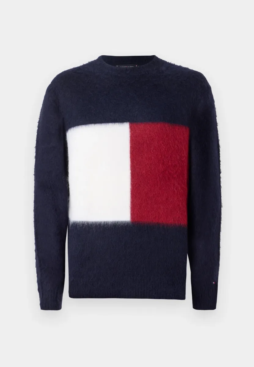 BLEND BIG FLAG CREW NECK UNISEX - Strickpullover - desert sky