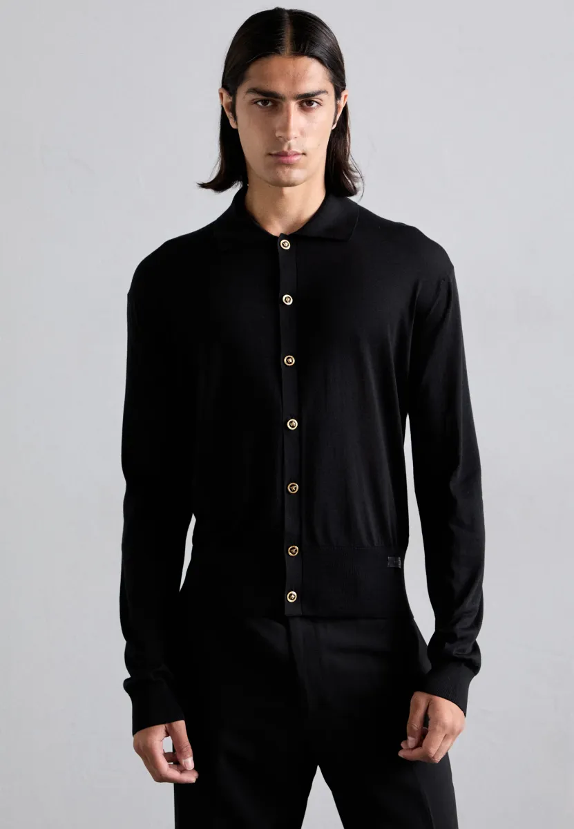 BLEND ESSENTIAL - Strickjacke - black