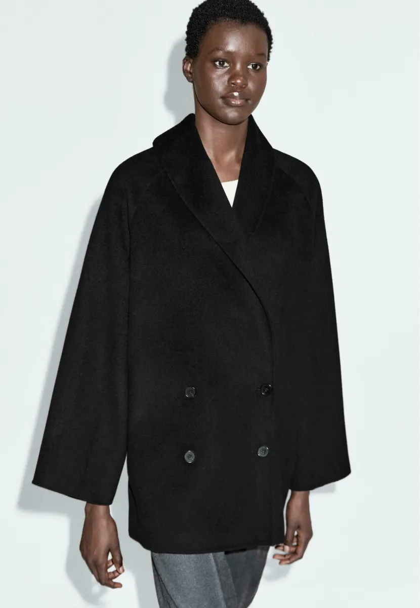 BLEND MID-LENGTH WITH  - Wintermantel - black