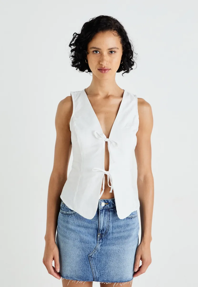 BLEND VEST - Weste - white