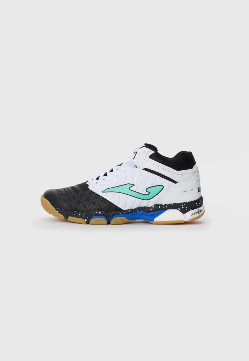 BLOCK - Volleyballschuh - black/mint