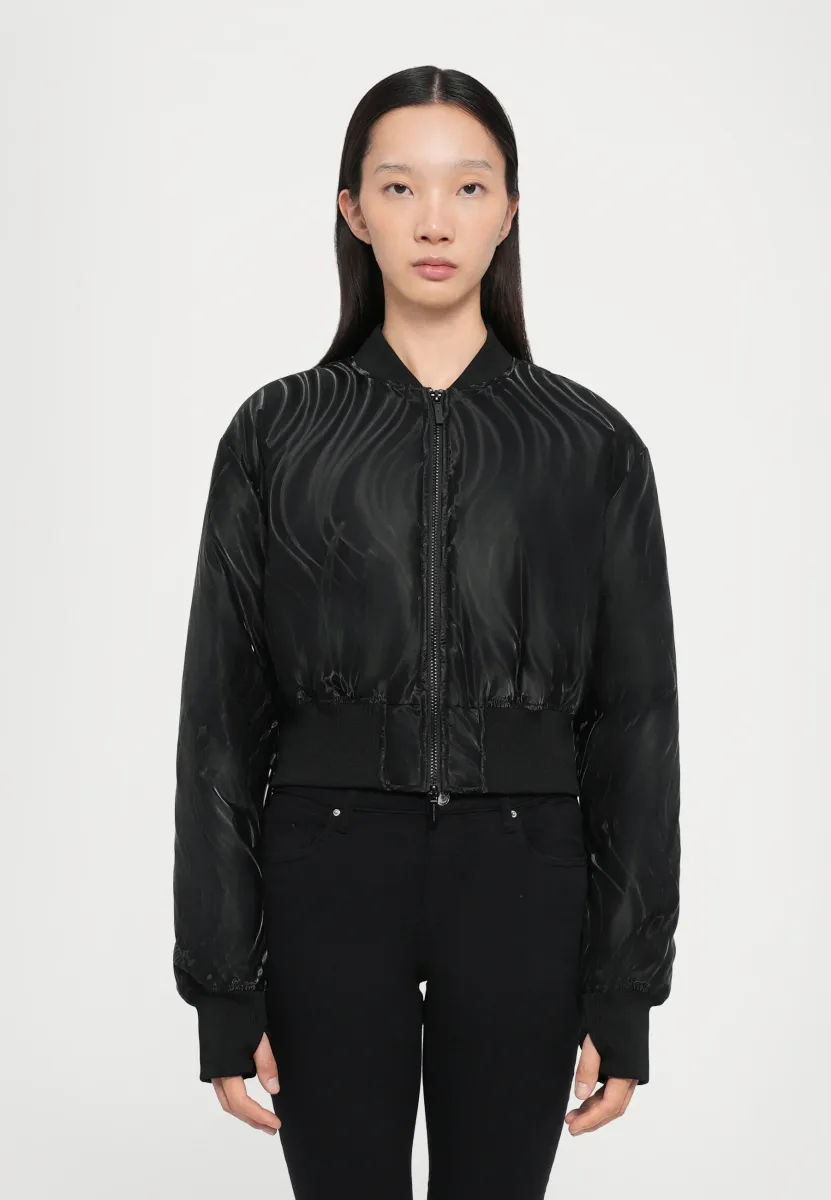 BLOUSON JACKET - Bomberjacke - black waves