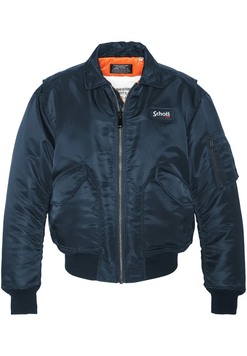 BLOUSON PILOTE CWU ÉCO RESPONSABLE - Übergangsjacke - marine