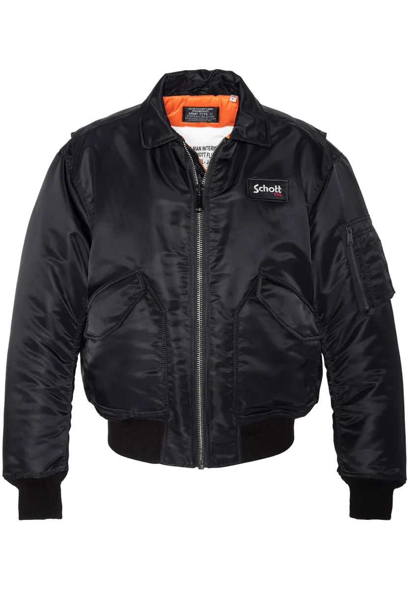 BLOUSON PILOTE CWU ÉCO RESPONSABLE - Übergangsjacke - noir