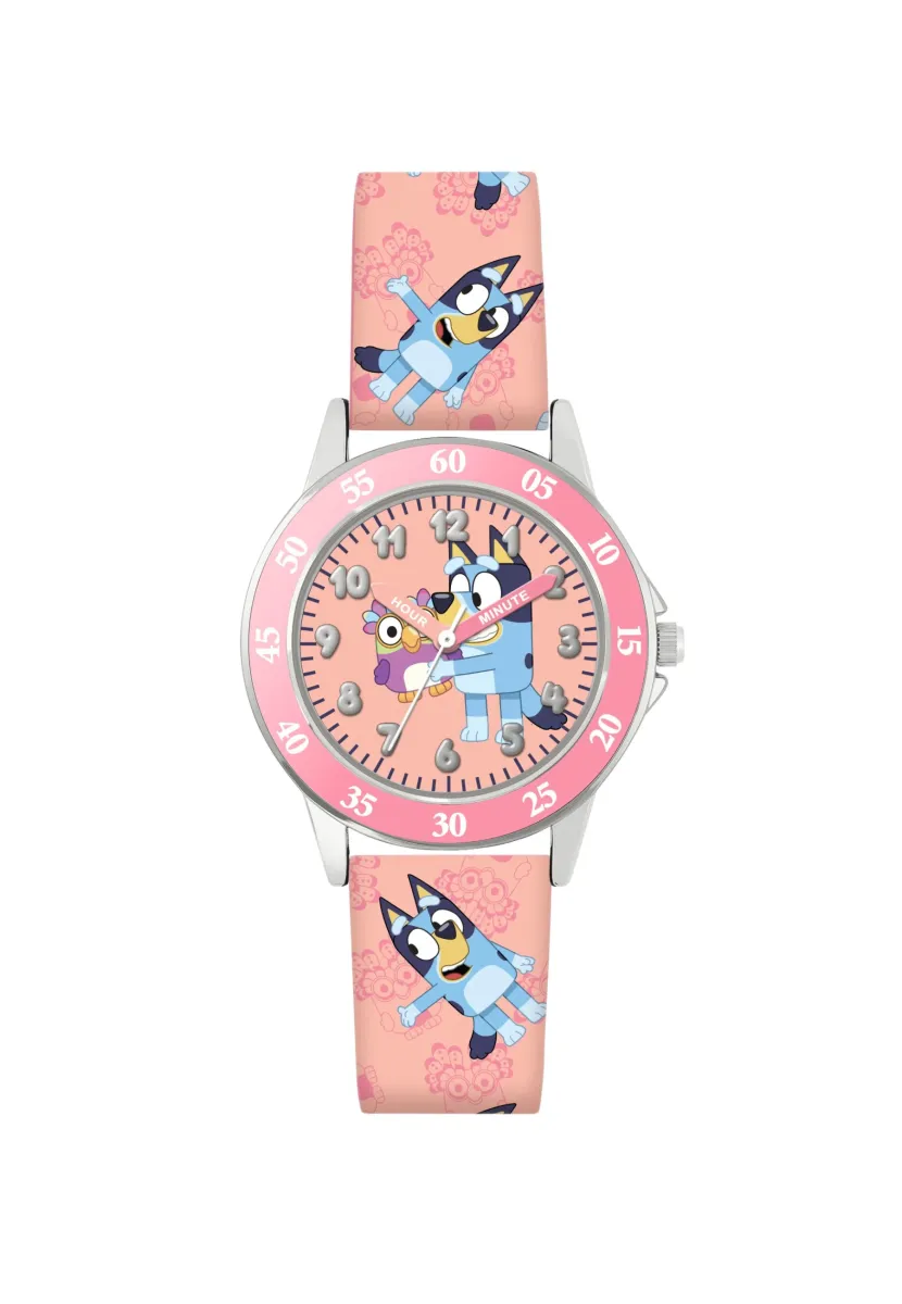 BLUEY LERN-UHR MIT ARMBAND - Uhr - pink