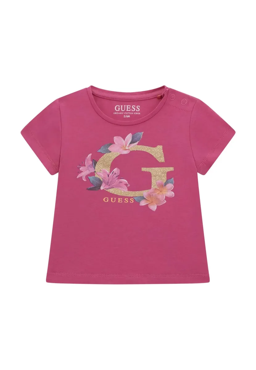 BLUMEN - T-Shirt print - fuchsia