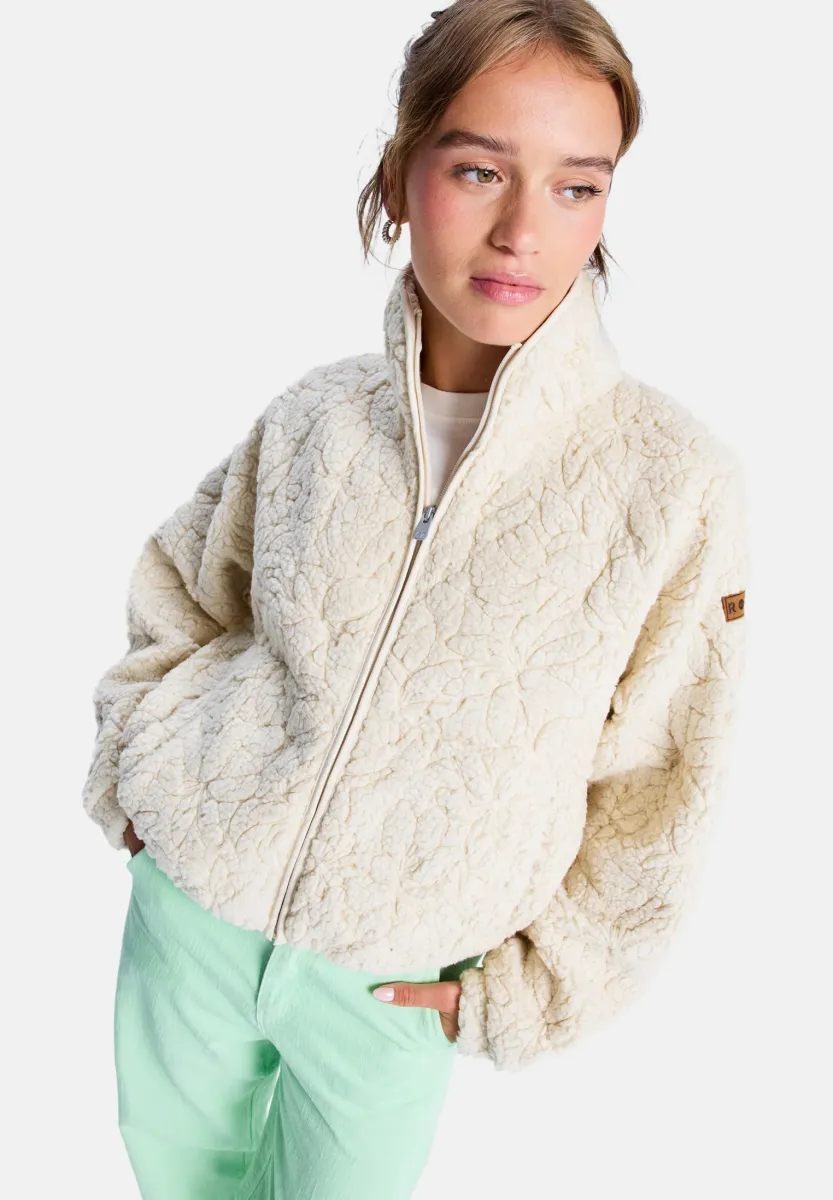 BLURRY CLOUD - Fleecejacke - parchment