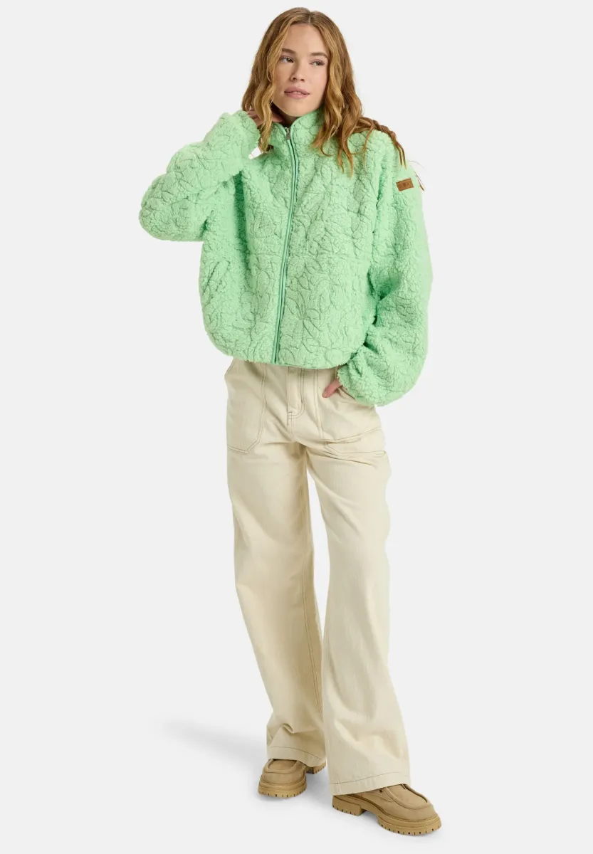 BLURRY CLOUD - Fleecejacke - pistachio green