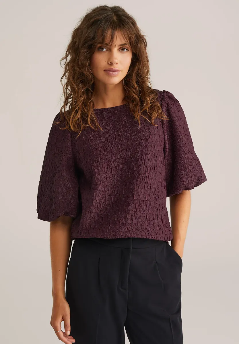 Bluse - aubergine