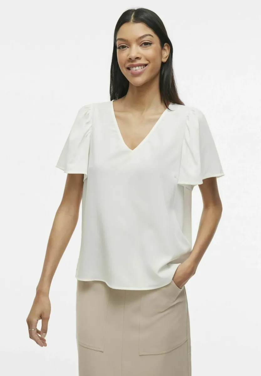 Bluse - cloud dancer