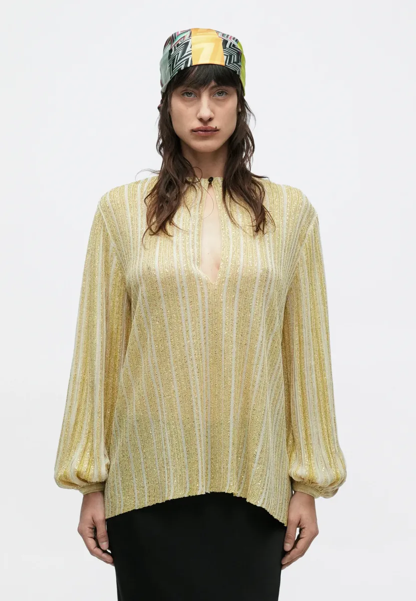 Bluse - gold coloured tones