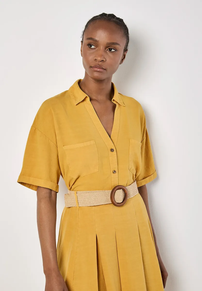 Bluse - mustard
