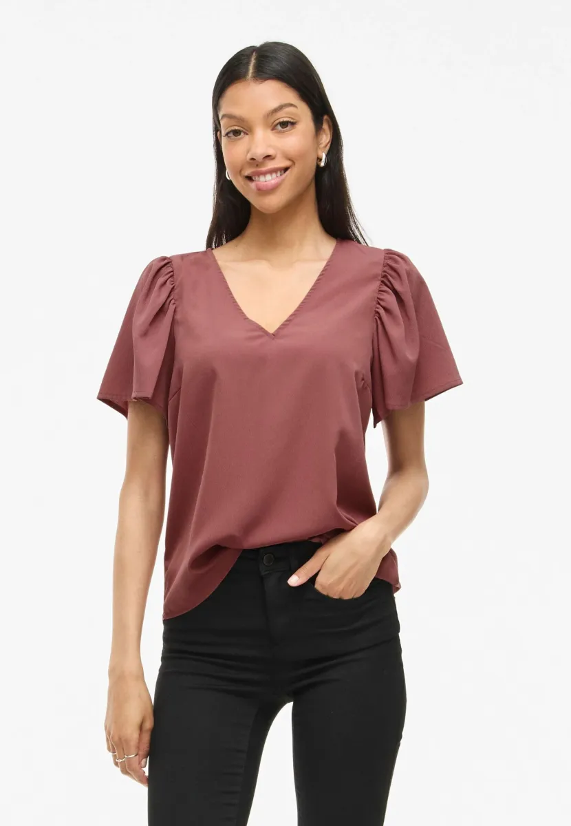 Bluse - rose brown