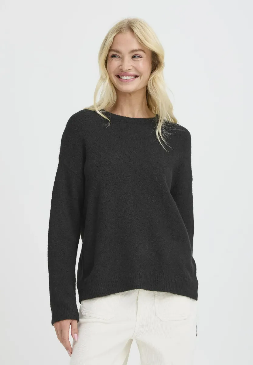 BMMMINNA JUMPER - Strickpullover - meteorite