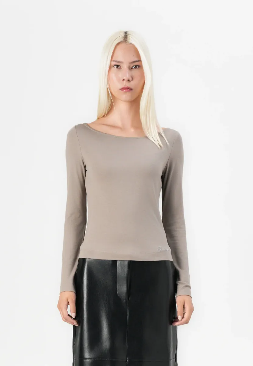 BOAT BASIC - Langarmshirt - taupe