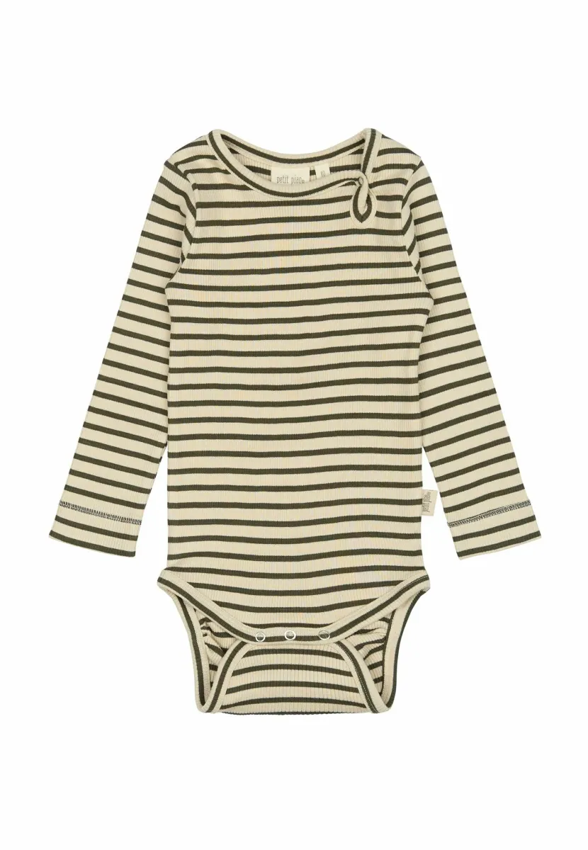 Body - green leaf off white