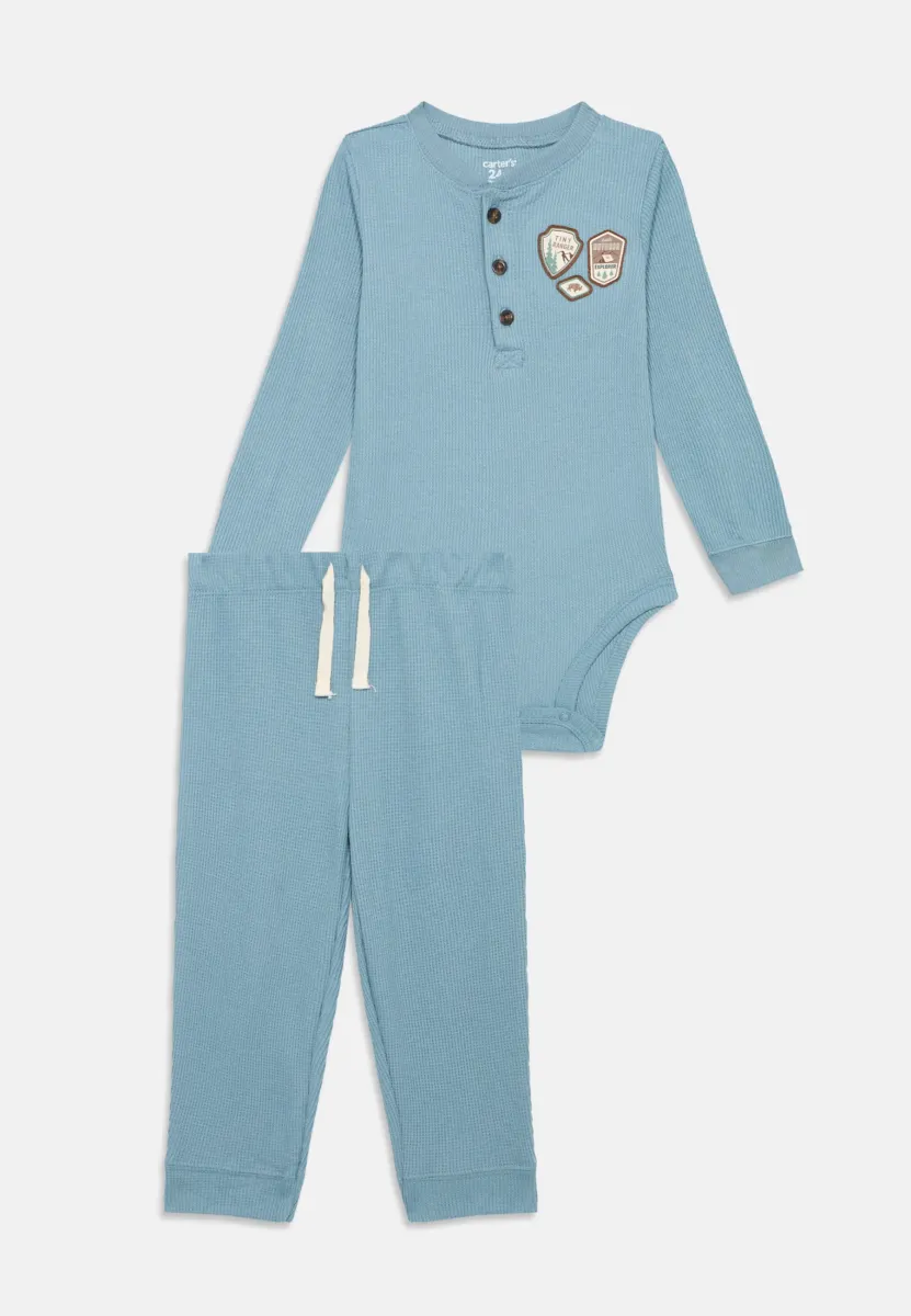 BODYSUIT PANT SET - Langarmshirt - blue