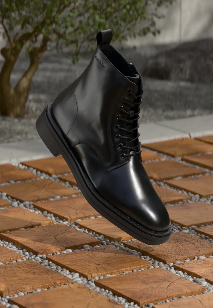 BOGGAR - Schnürstiefelette - black