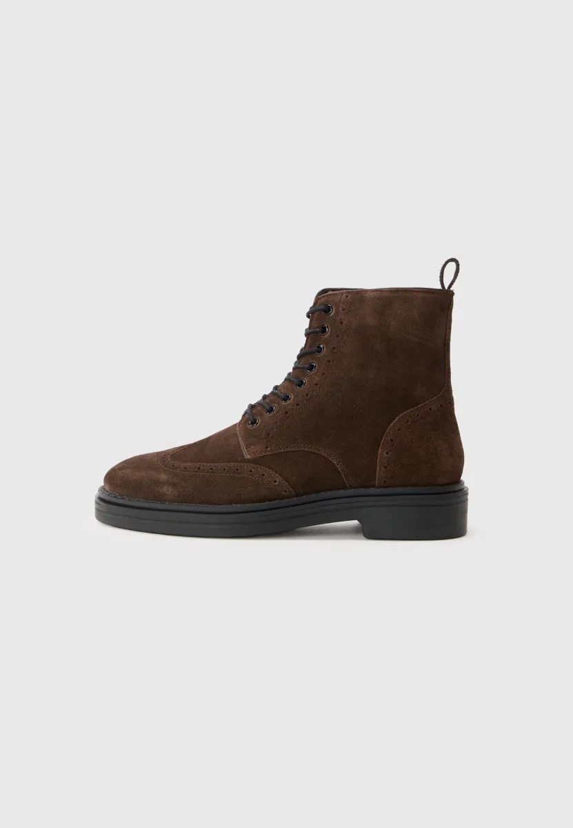 BOGGAR - Schnürstiefelette - espresso brown