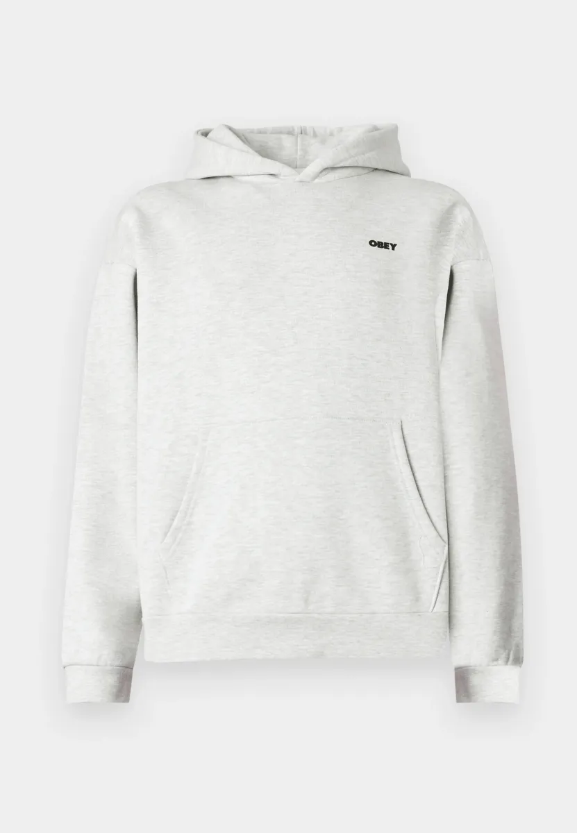 BOLD ICON EXTRA HEAVY HOOD - Sweatshirt - ash grey