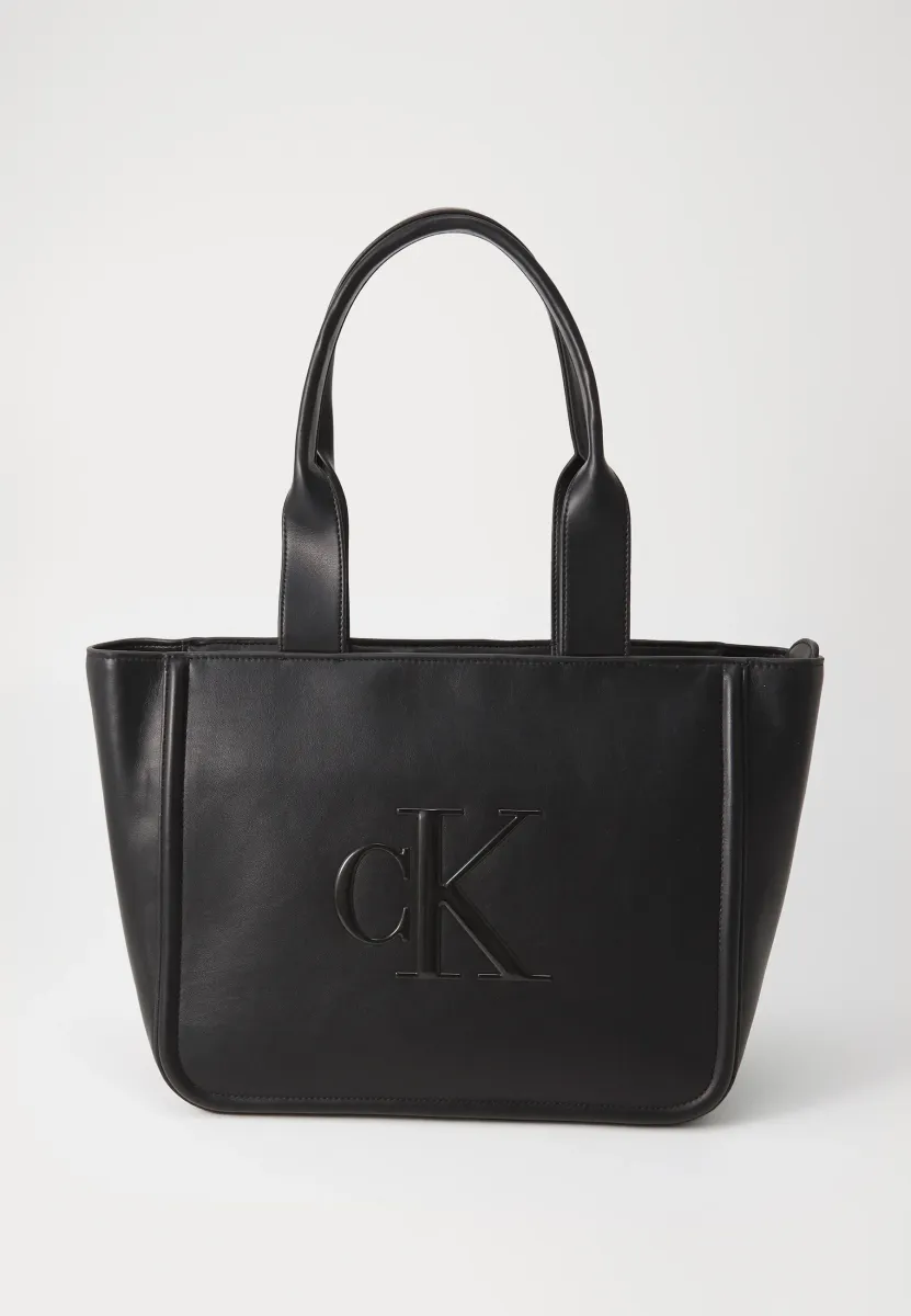 BOLD MEDIUM TOTE - Shopping Bag - black