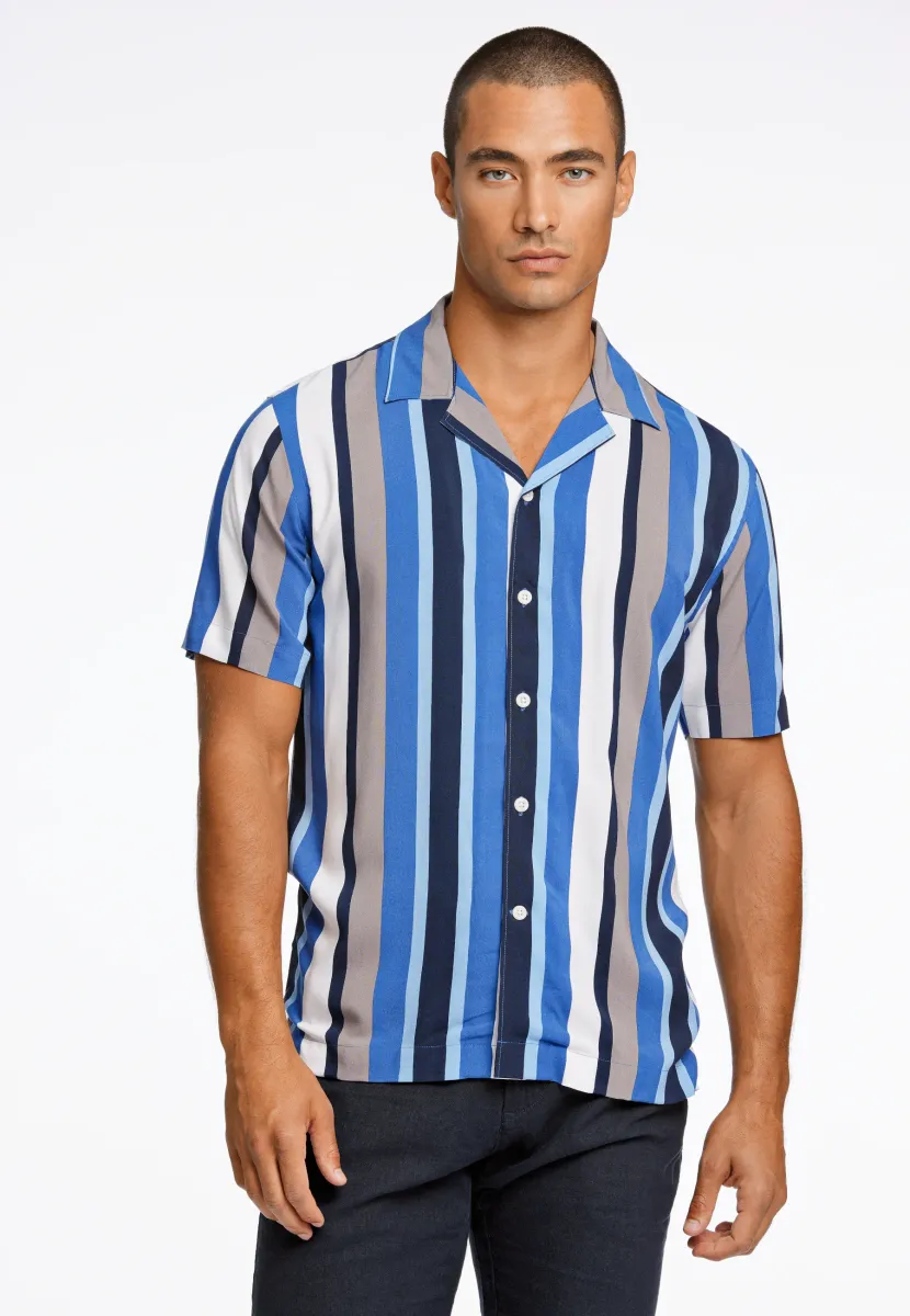 BOLD STRIPE - Hemd - bright blue