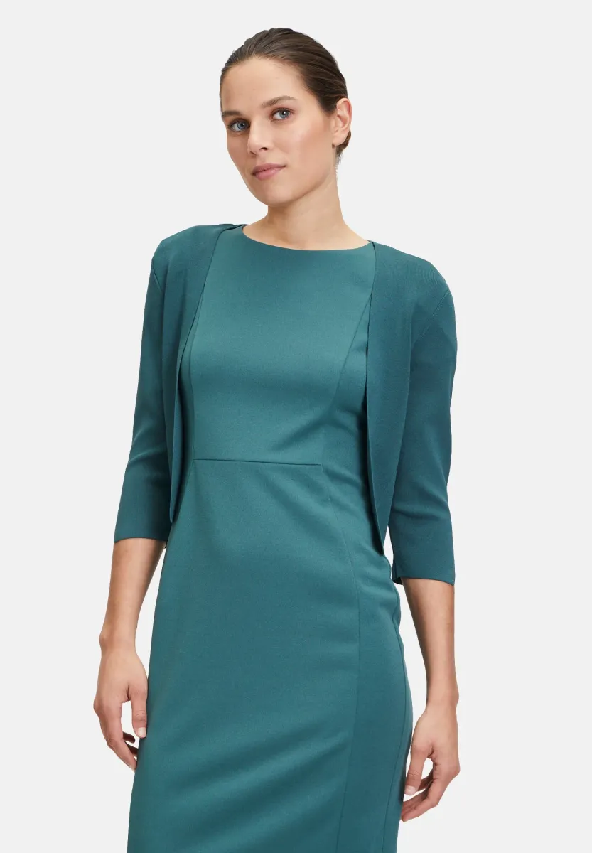 BOLERO - Strickjacke - dark emerald