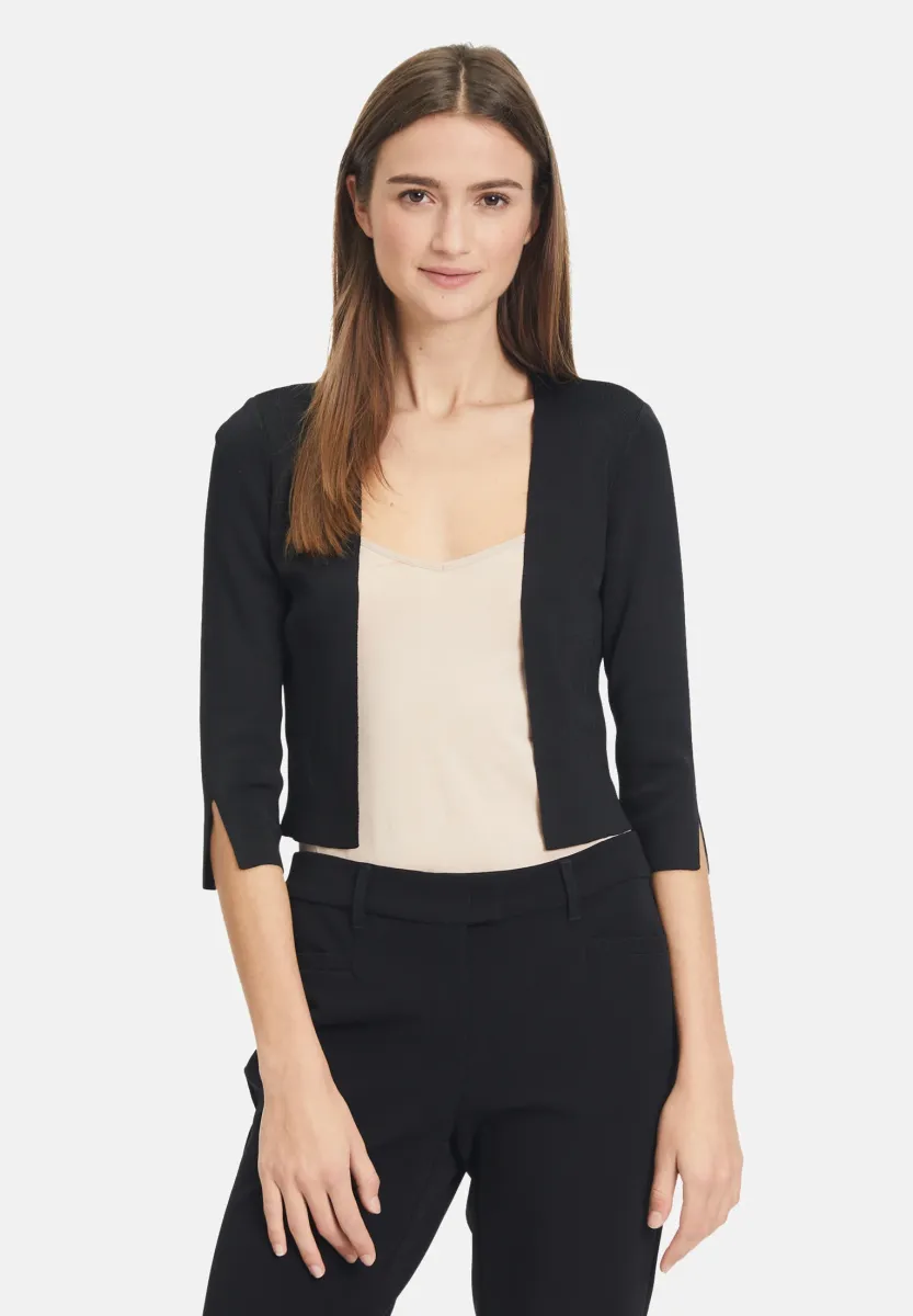 BOLERO - Strickjacke - schwarz
