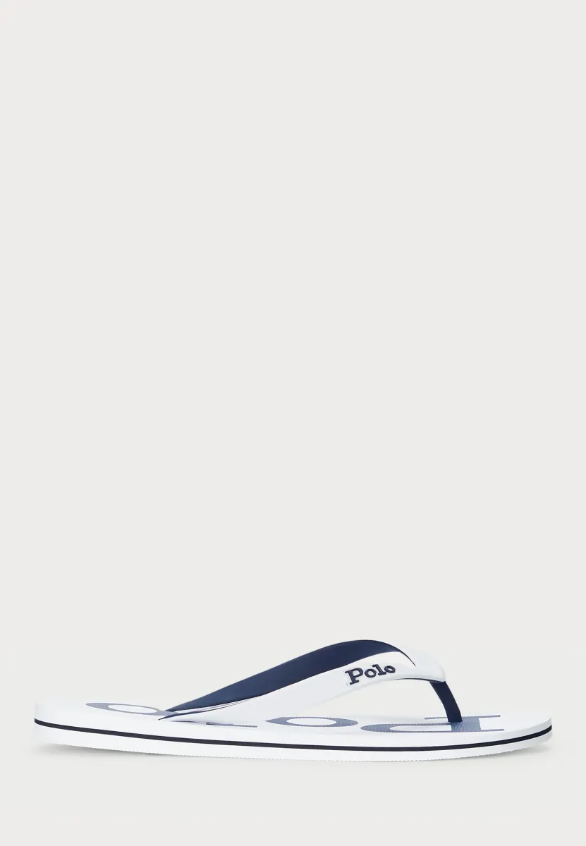 BOLT LOGO UNISEX - Bade-Zehentrenner - white/newport navy