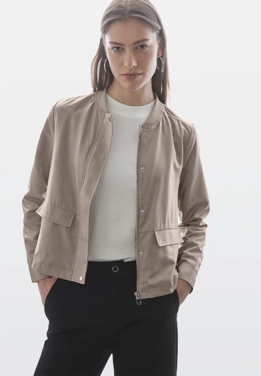 Bomberjacke - beige
